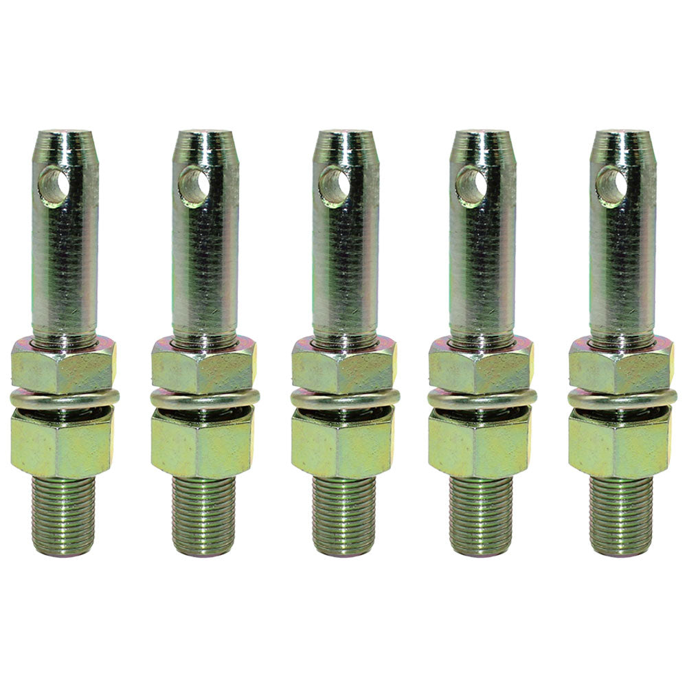 Qty 5: Adjustable Lift Arm Pin (Fits CAT. 0) Fits Alamo Replaces P34-0200