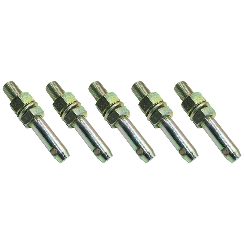 Qty 5: Adjustable Lift Arm Pin (Fits CAT. 0) Fits Farmex Replaces 03137