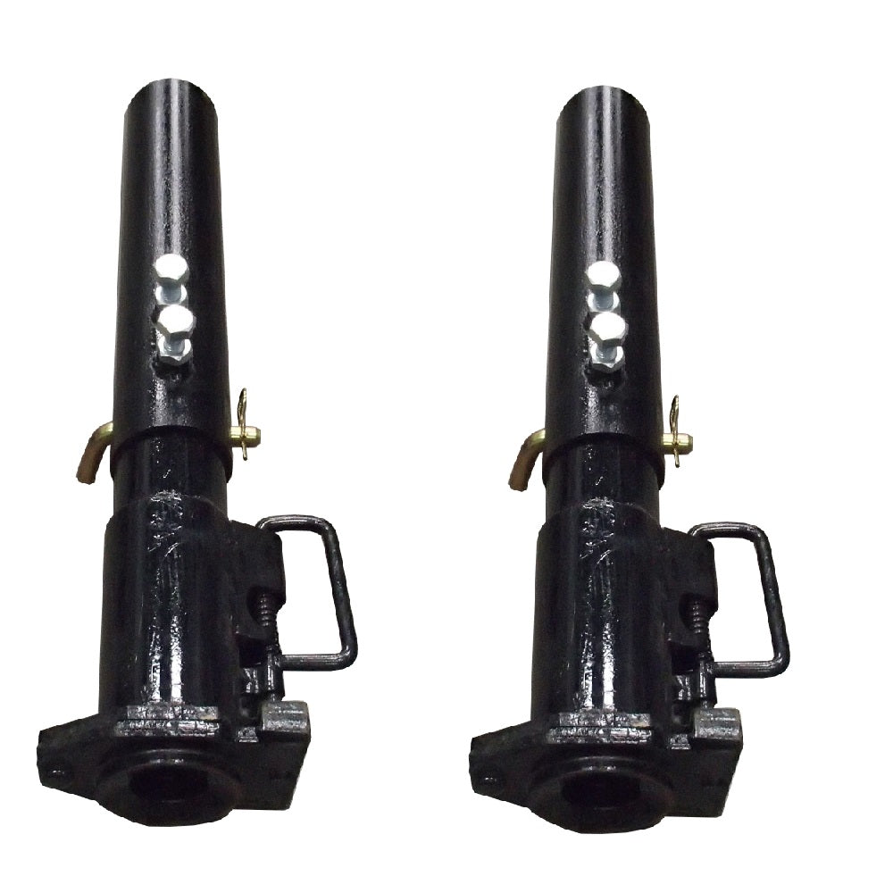 (2) Gooseneck Trailer Coupler 20000 lbs - Round Adjustable 2/5/16" Ball