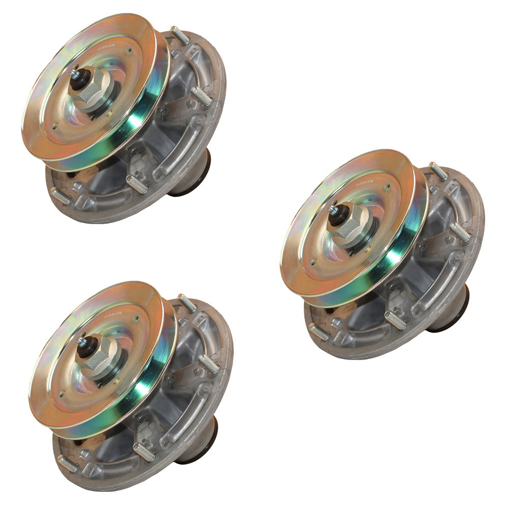 3 Pack Mower Deck Spindles Fits John Deere 717E 727 737 757 777 797 TCA13807