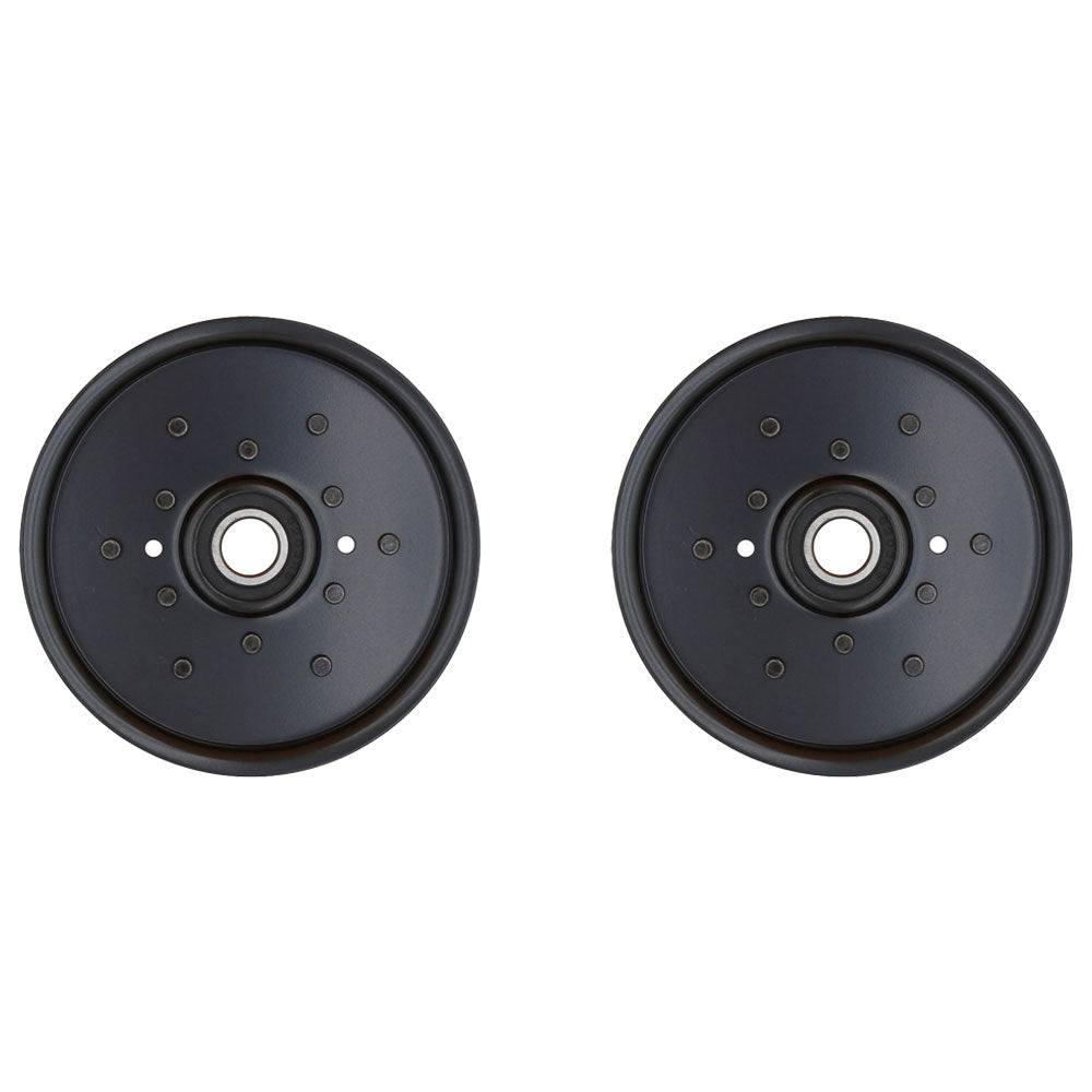 Qty 2: Flat Idler Pulley
 Fits Scotts Replaces AM106627