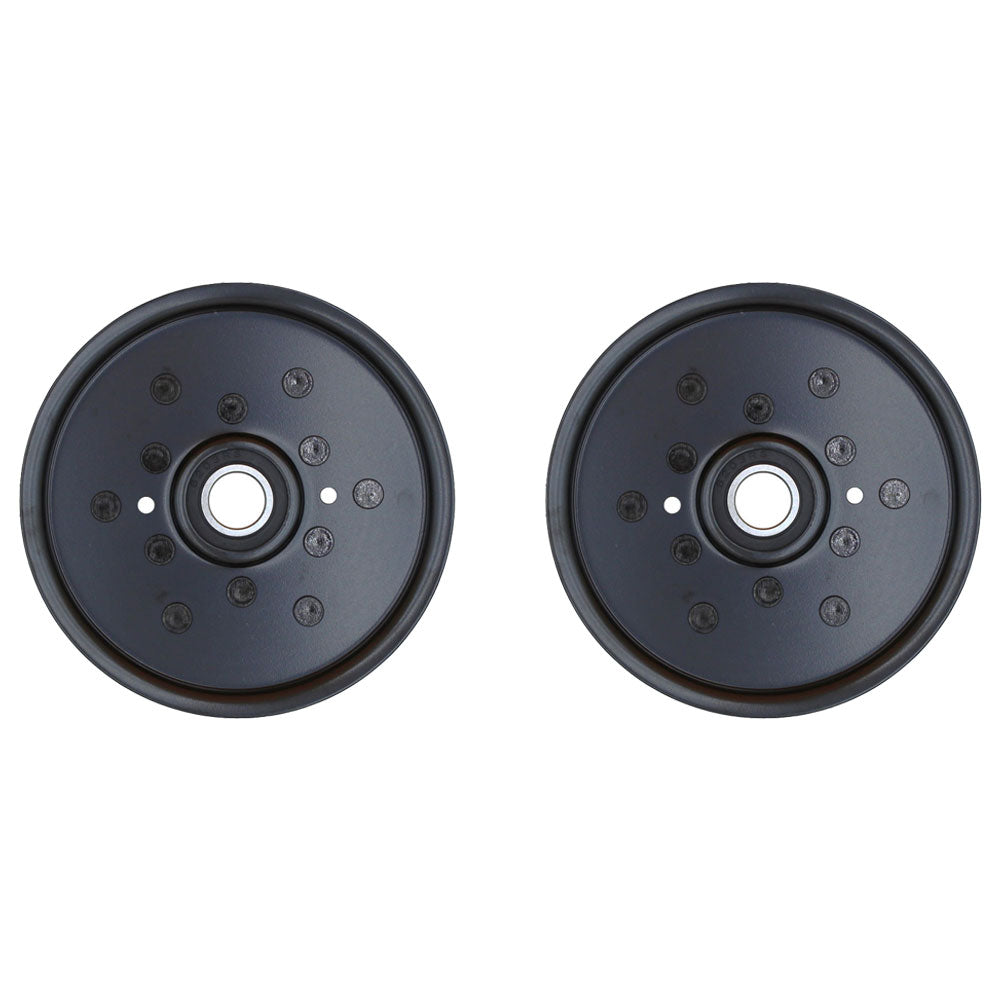 Qty 2: Flat Idler Pulley
 Fits Scotts Replaces AM106627