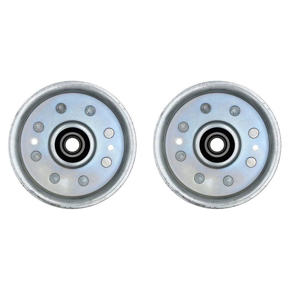 Qty 2: Flat Idler Pulley Fits Grasshopper Replaces 393225