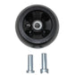Greasable Solid Deck Wheel Kit w/Bushings Fits John Deere Replaces AM125172