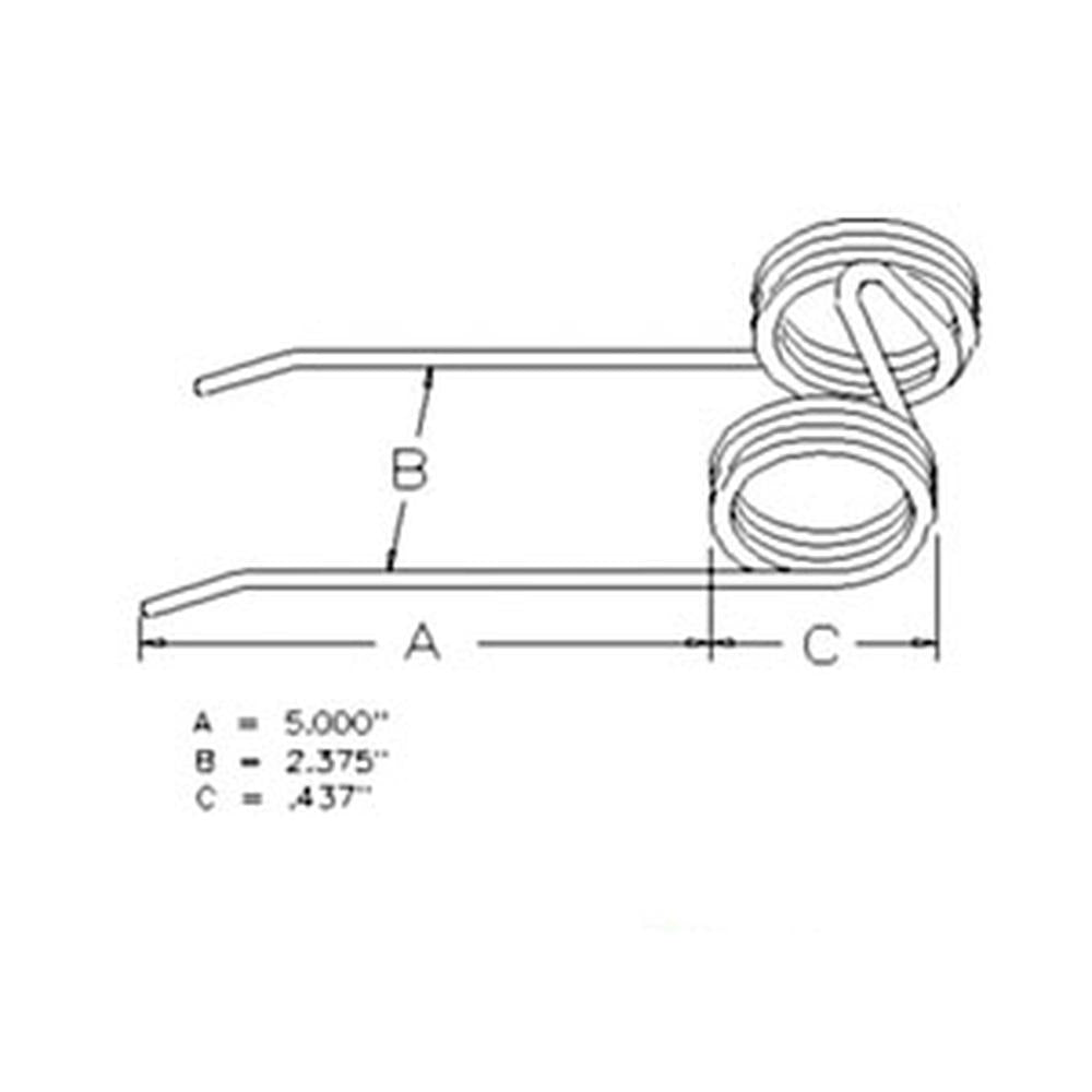 Double Tine 700703860 Fits Massey Ferguson 1835 1836 1837 1838 1839 1840