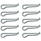 Qty 10: Spring Retainer Clips Fits Massey Ferguson Replaces 1869219M1