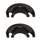 Towing Clevis Black D Ring Isolator Pair for 3/4" D-Rings
