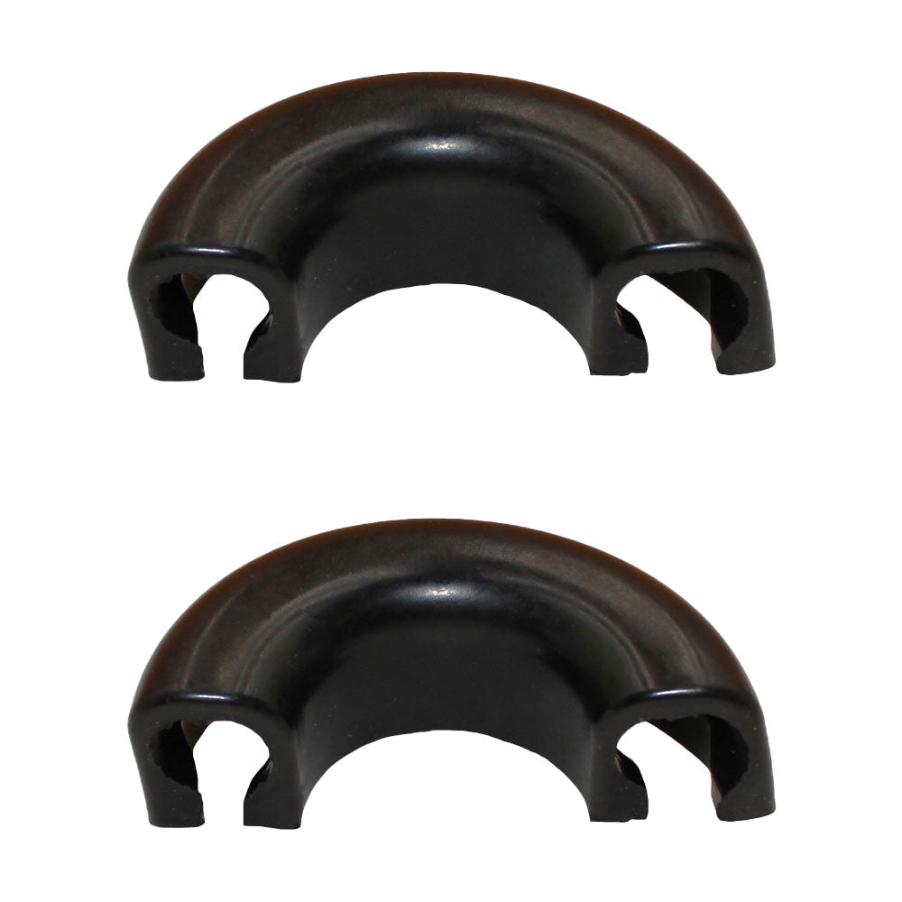 Towing Clevis Black D Ring Isolator Pair for 3/4" D-Rings