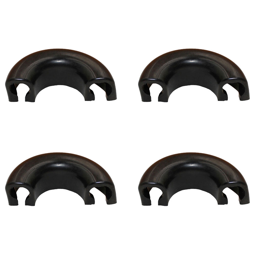 Qty 4: Black D-Ring Isolators Fits Universal Replaces 51-0515B