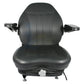 HIS360 Industrial High Back Seat w/ Suspension, Slide Tracks & Arm Rests