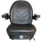 HIS360 Industrial High Back Seat w/ Suspension, Slide Tracks & Arm Rests