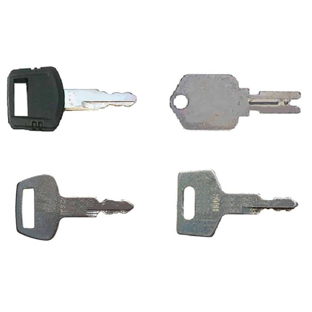 6 pc Equipment Key Set Fits Ford/New Holland Replaces HITACHIKEYSET