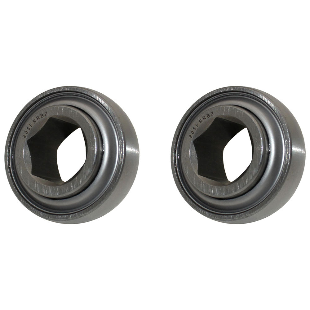 22258X Qty 2: Pre-Lube Hex Bore Spherical Ball Bearing Fits Massey Ferguson