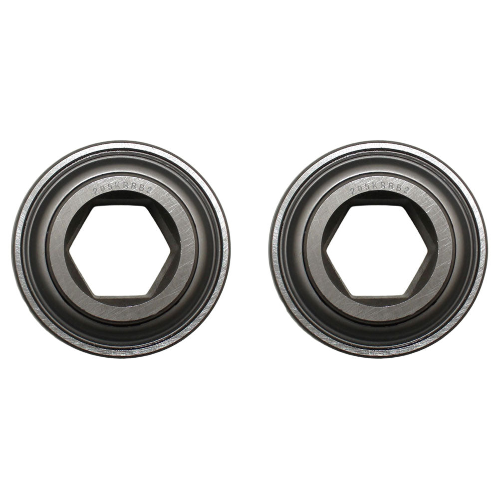 Qty 2: Pre-Lube Hex Bore Spherical Ball Bearing Fits John Deere Replaces AA22097