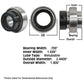 175082 WPS102GRC G1102KRRB-I Ball Bearing for Long Tractor 960 Disc Harrow
