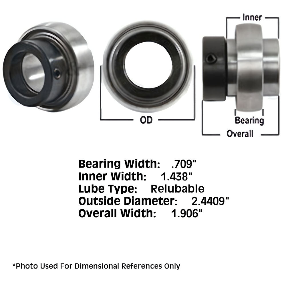 175082 WPS102GRC G1102KRRB-I Ball Bearing for Long Tractor 960 Disc Harrow