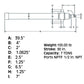 HTC-3390 3000 PSI Single Acting Cylinder For Various Hercules Models