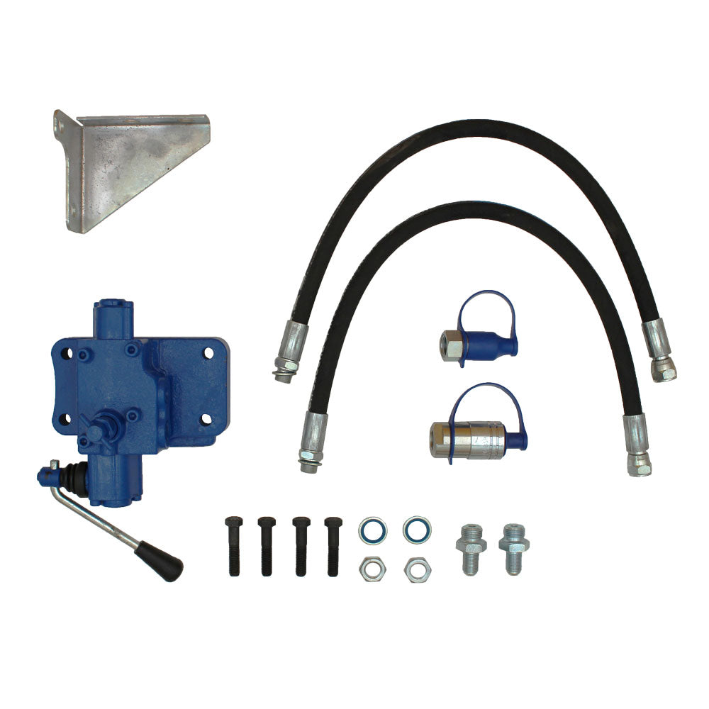 Single Hydraulic Valve Remote Kit Fits Ford 5000, 5600, 6600, 7000, 7600 Tractor