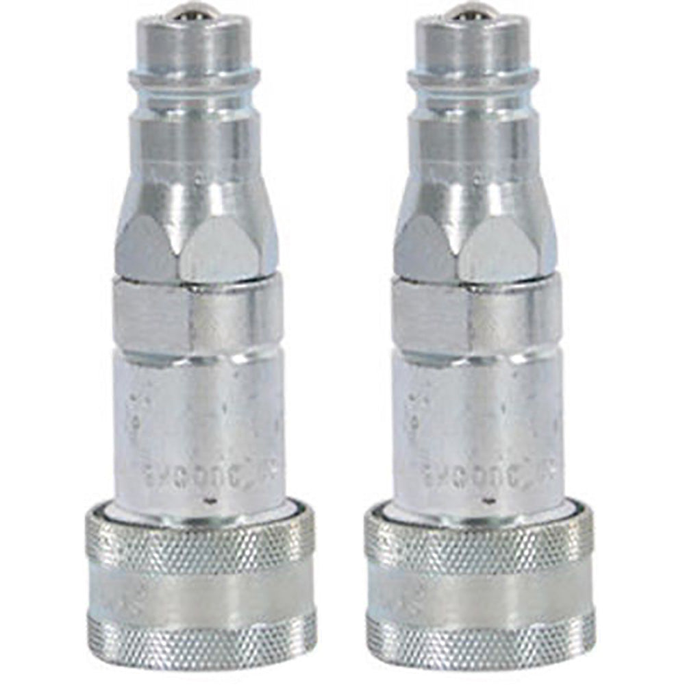 Hydraulic Coupler Adapter Pair Fits John Deere Old Style Fem to ISO Pioneer Male