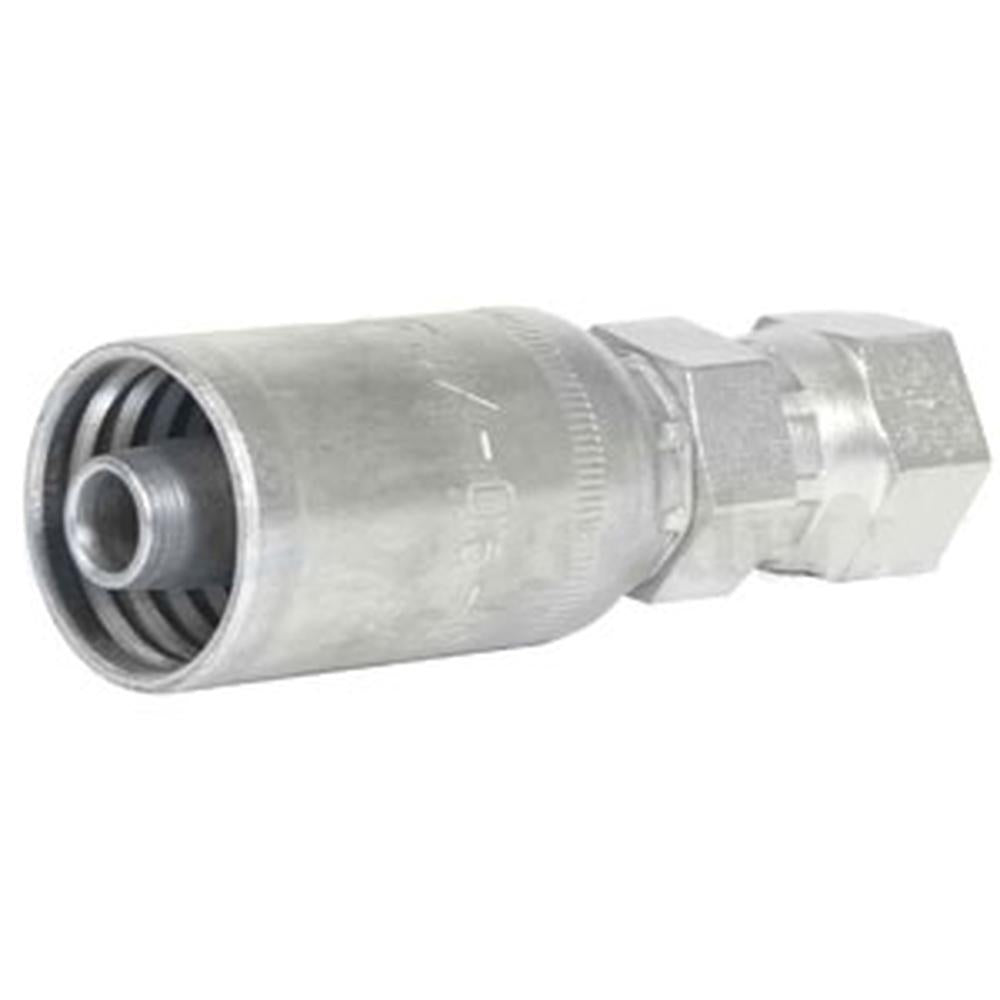 06M-606 Female Jic 37° Swivel Straight Crimp Fitting Fits Universal Products