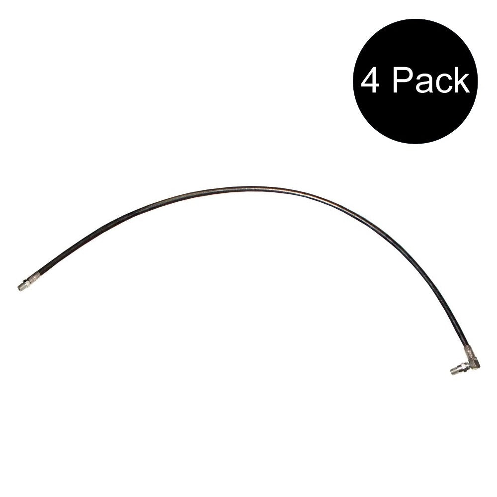 (4) 45" Snow Plow Hydraulic Pressure Hoses w/ 90° Swivel for Meyer Diamond 21856