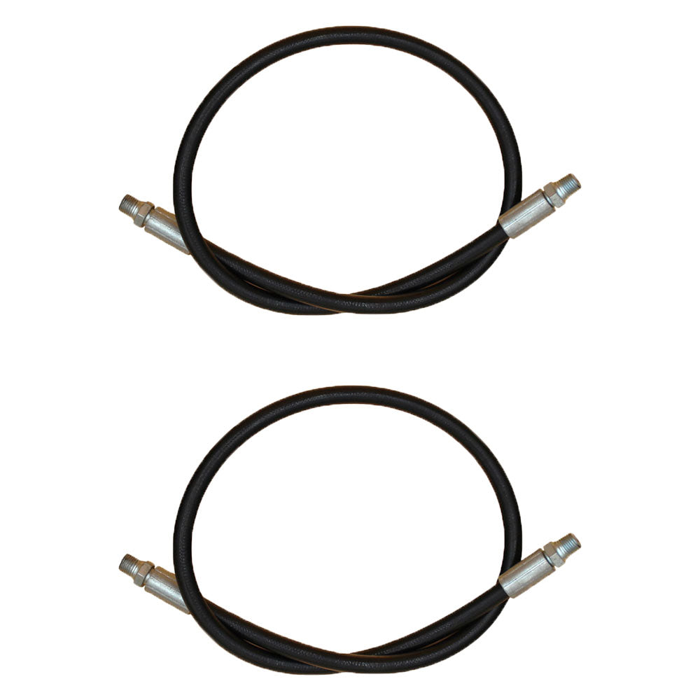(2) New 1/4" x 38" High Pressure Hydraulic Hoses for Western Plows 55020 4424