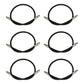 (Pack of 6) High Pressure Hydraulic Hoses Fits Western UniMount Standard
