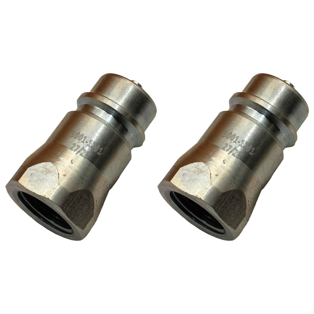 2 of Pioneer Hydraulic Male Tip 1/2" Body x 1/2" Female NPT x Poppet Type Nipple