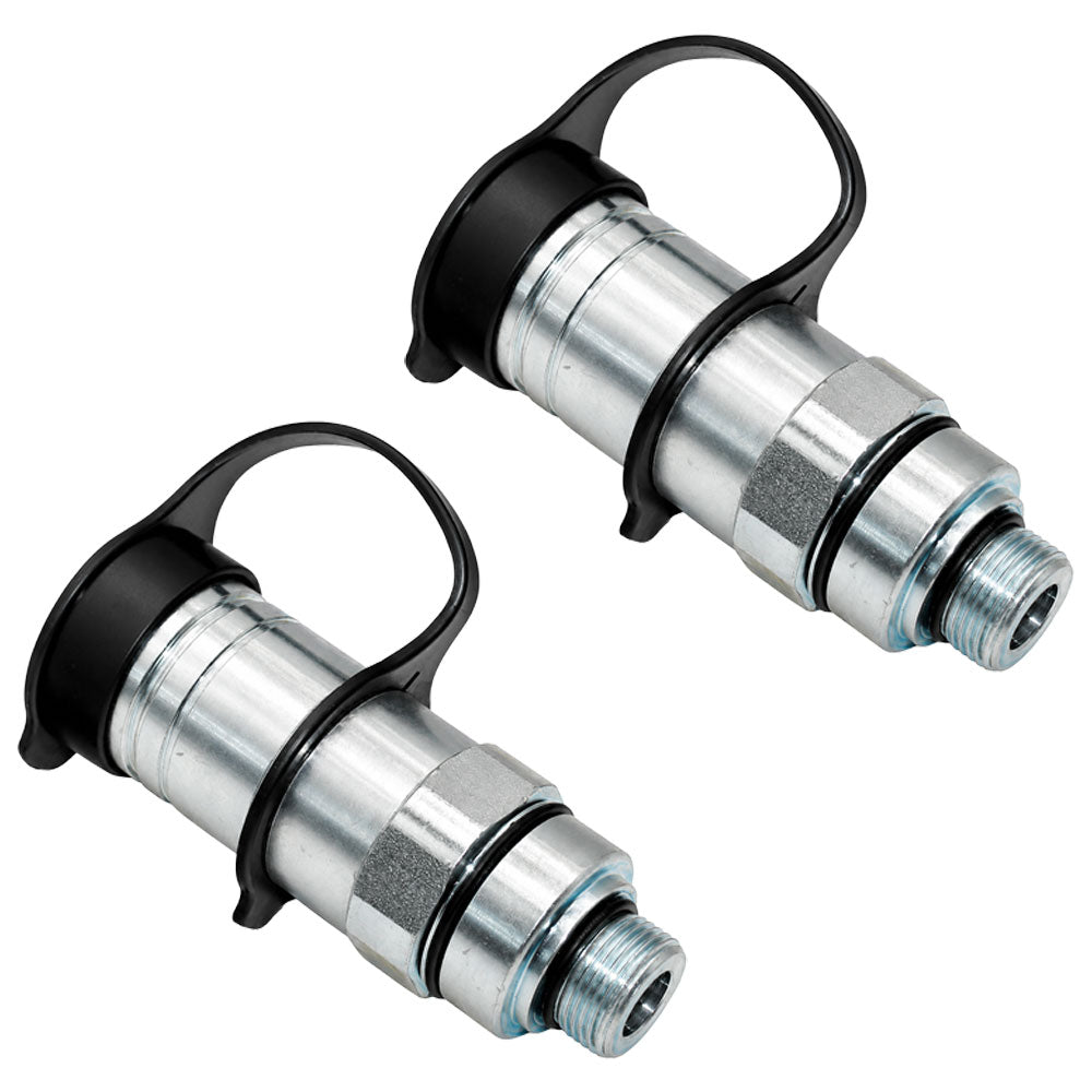Set Of Two Hydraulic Couplers 1/2" Replaces 3772942M1 3794298M1 3794298M2
