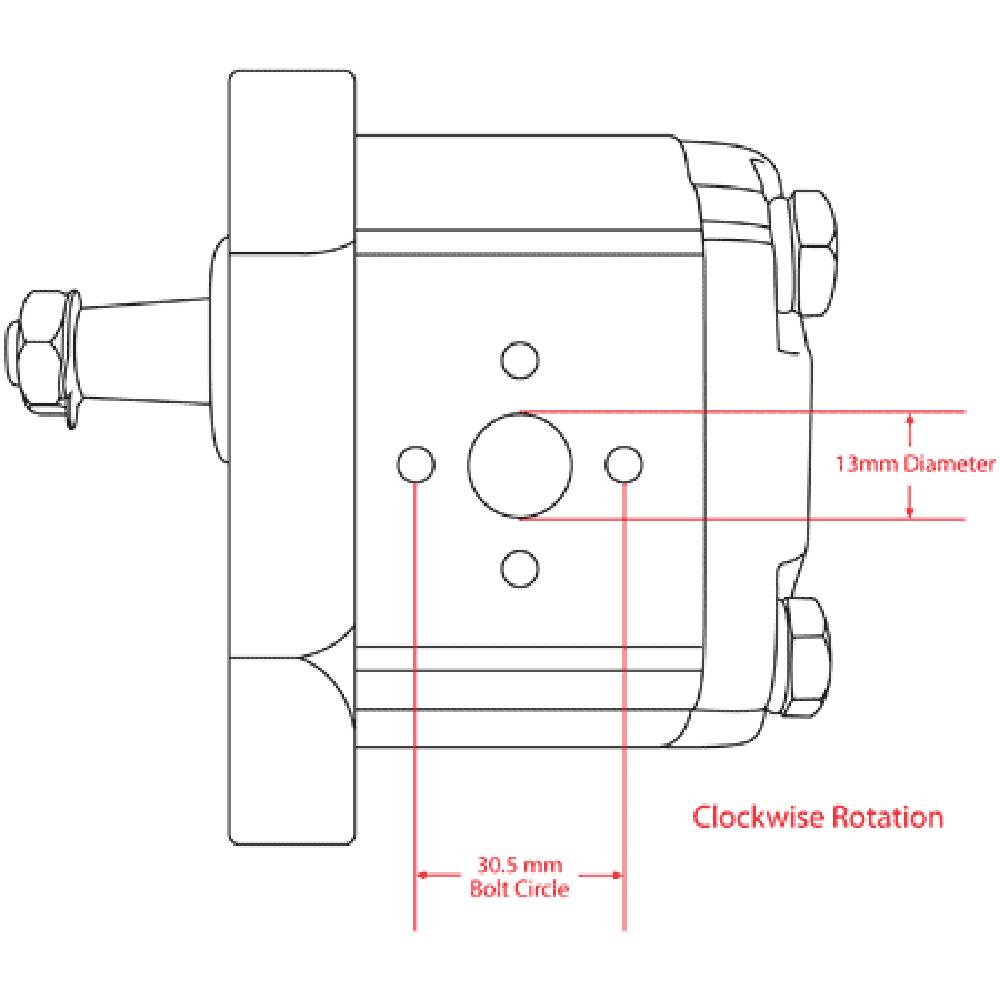 Hydraulic Pump Fits Massey Ferguson Replaces 1825212M91-HYDPUMP