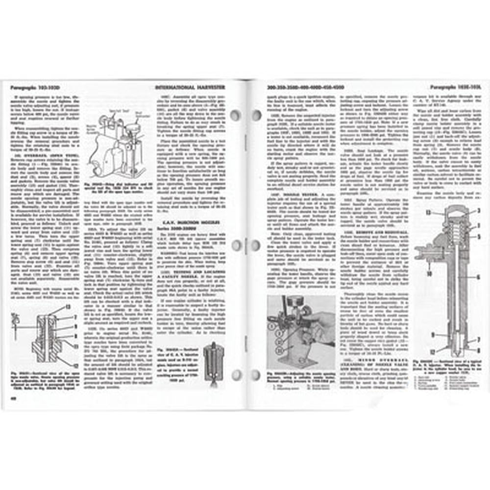I&T Shop Service Repair Technical Manual Fits International 300 350 Utility IH10