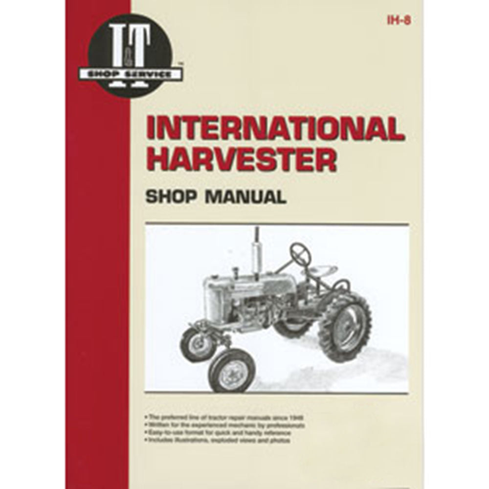 Shop Manual Fits Case/International Harvester Replaces IH-8