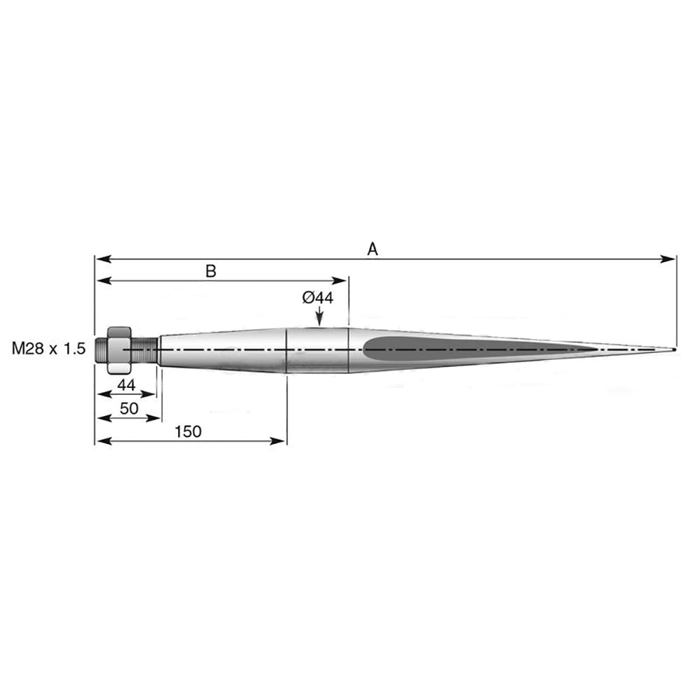 77019 Bale Spear 55 Conus 2 For Various Makes