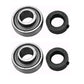 (2) Bearing Shaft W/ Locking Collar & Set Screw Fits MTD Most Snowblower Auger