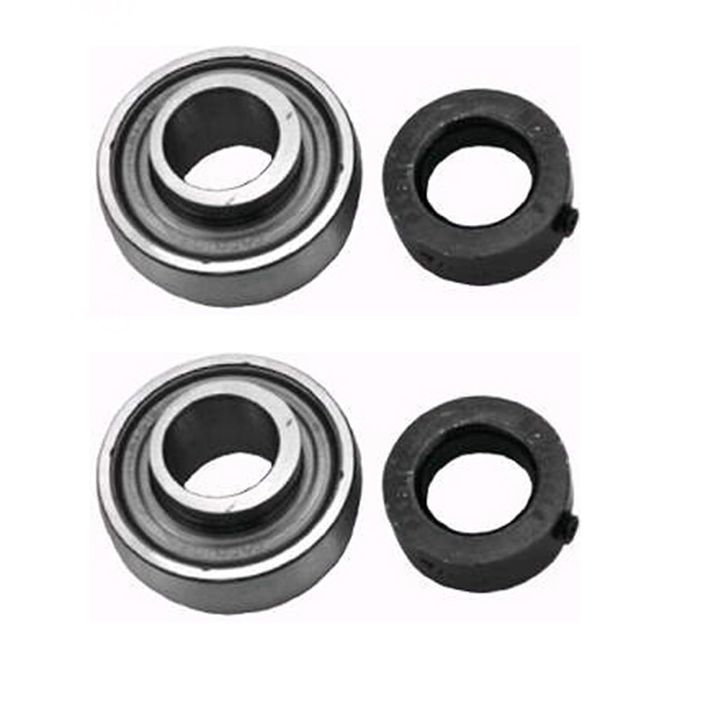 (2) Bearing Shaft W/ Locking Collar & Set Screw Fits MTD Most Snowblower Auger Input Shaft