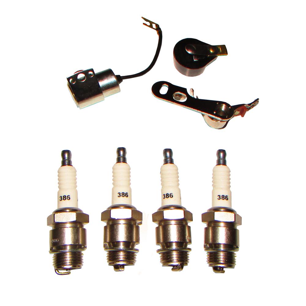 Ignition Tune-Up Kit w/ Plugs Fits IH Fits FARMALL Replaces ITKMFTO20
