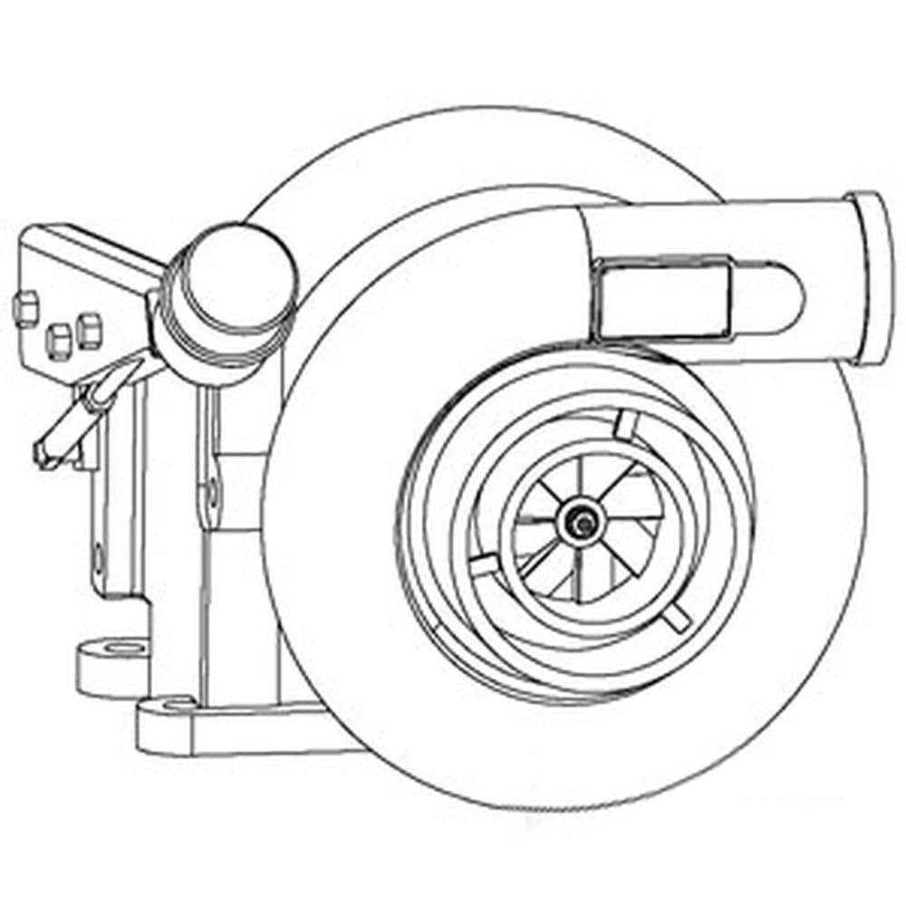 Turbocharger Fits Case/International Harvester Replaces 3535617