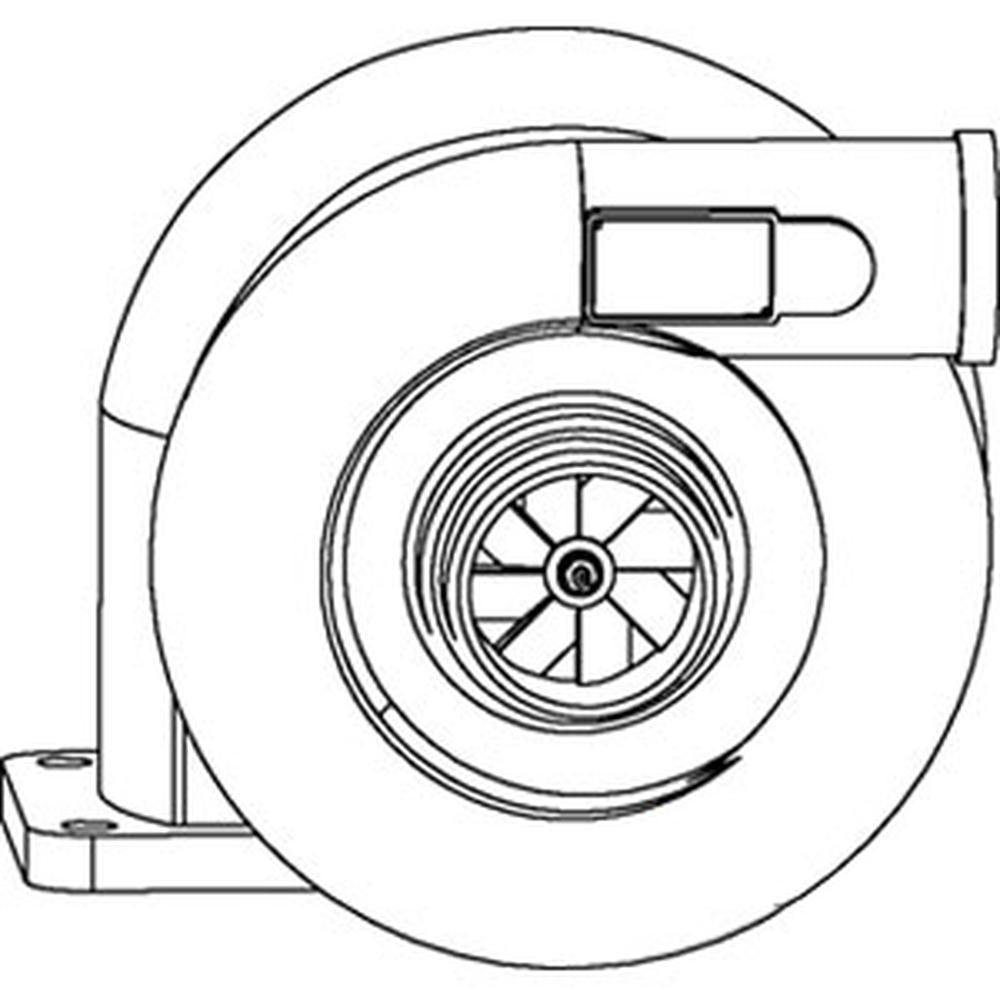 Turbocharger Fits Case IH 1644 1620 1640 5250 2144 5140 5240 J535414