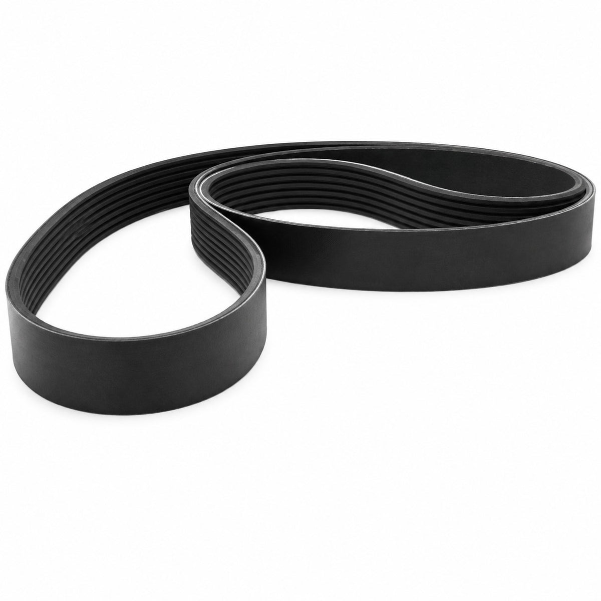 620K8 Black Micro-Rib V-Belt, 62" Polyester Cord - Fits Case IH Model 580E