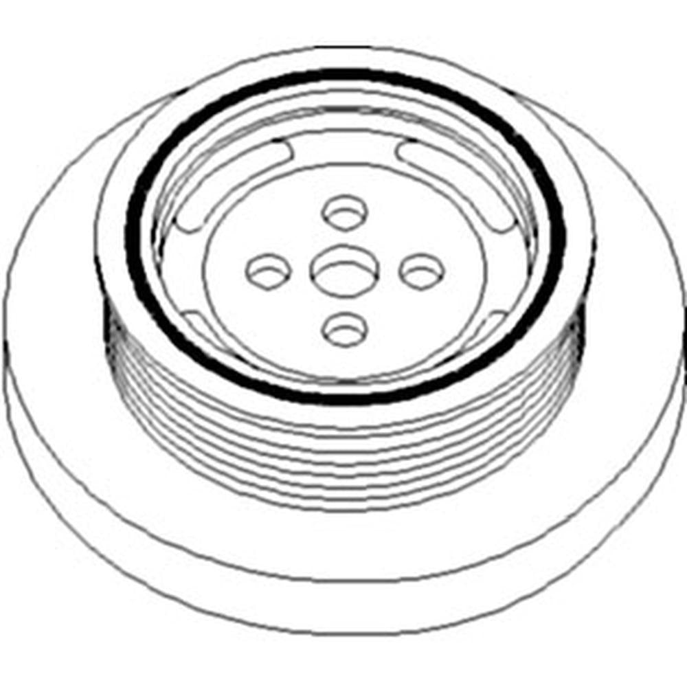 J914456 New Damper Pulley J925568 Fits Case-IH 7240 9045B 7110 1150E 821 7140