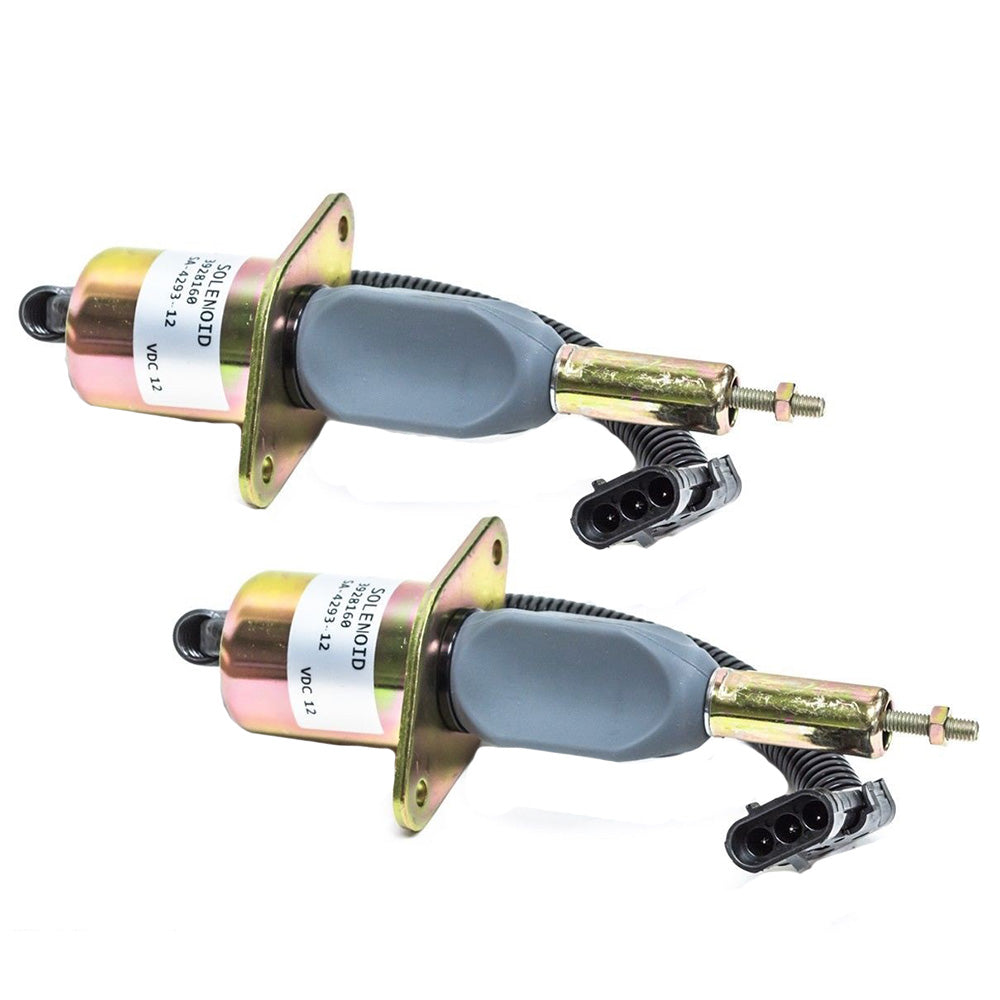 2 J928160 Fuel Shut Off Solenoid Fits Case/IH 7110 7120 7130 7230 7240 7250 9310