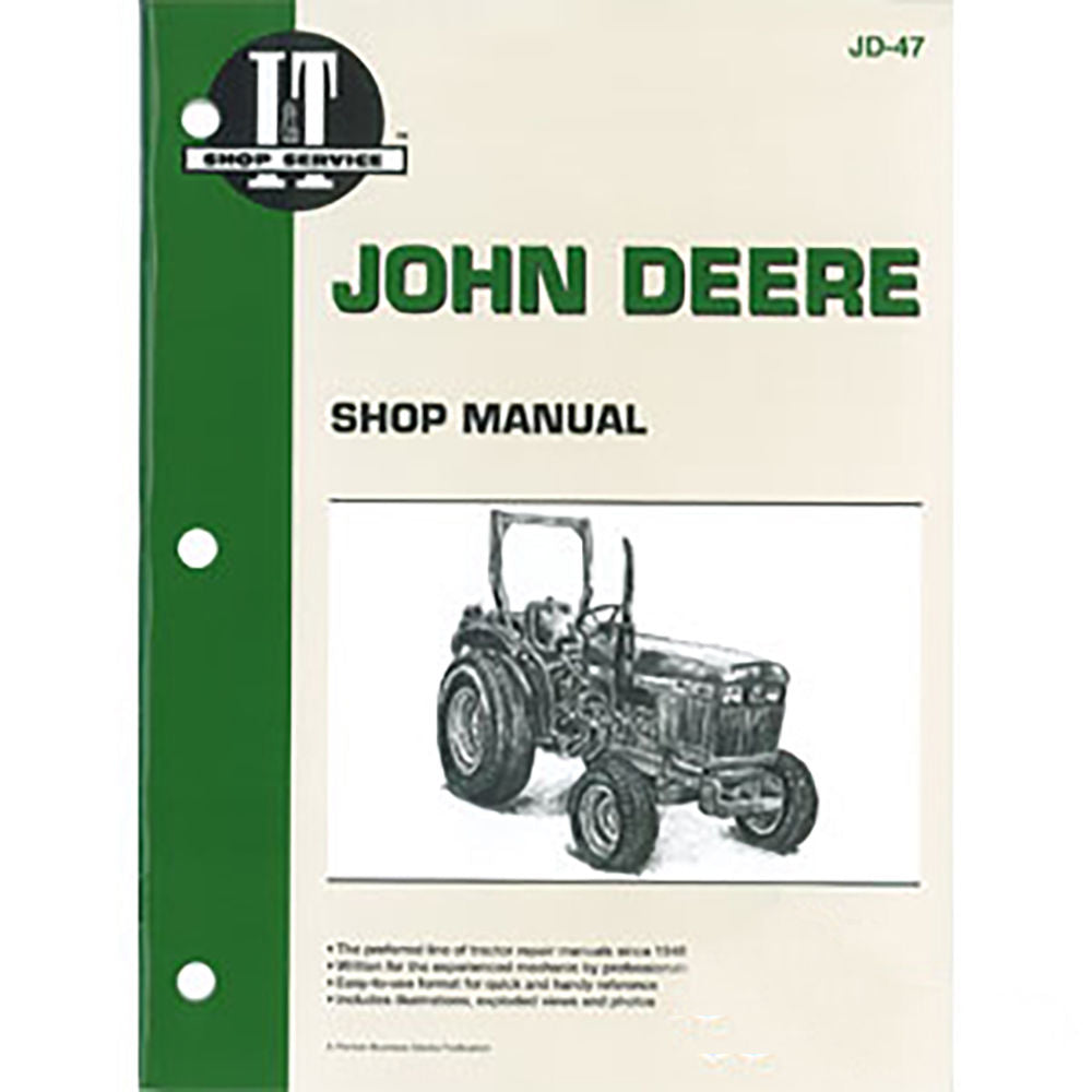 I&T Shop Manual Fits John Deere 950 950 1050 1050 850 850