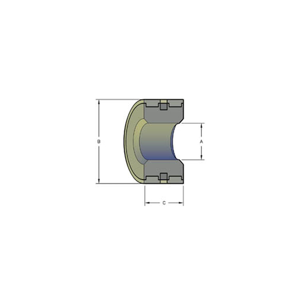 JD-AH169827 Piston, Rubber Loading Ring - Fits John Deere; Fits New Holland