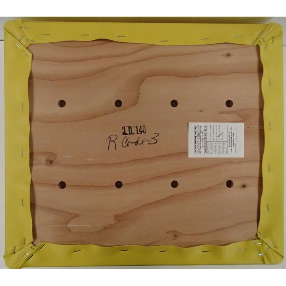 Yellow Backrest & Seat Cushion Set Fits John Deere Replaces YFR3YEL