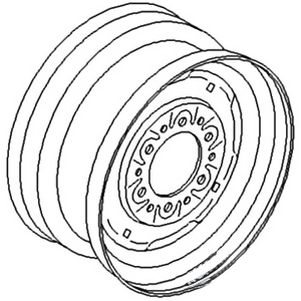 Fits JD1091 Front Wheel Rim Fits John Deere 4000 4020 4030 4040 4230 4240 4320 4