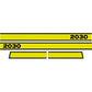 Hood Decal Set Fits John Deere Replaces JD2030