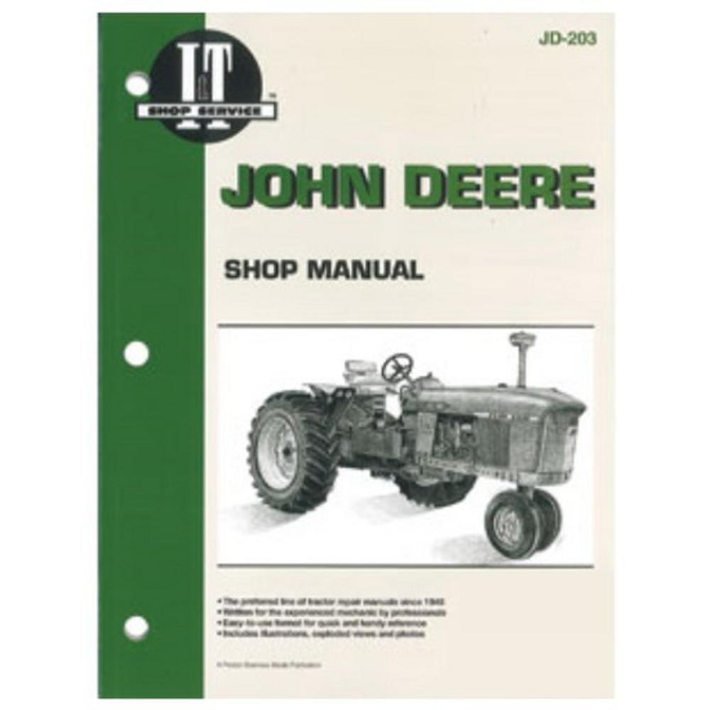 Shop Manual Fits JD203 3010 3020 4000 4010 4020 4320 4520 4620 5010 5020 6030