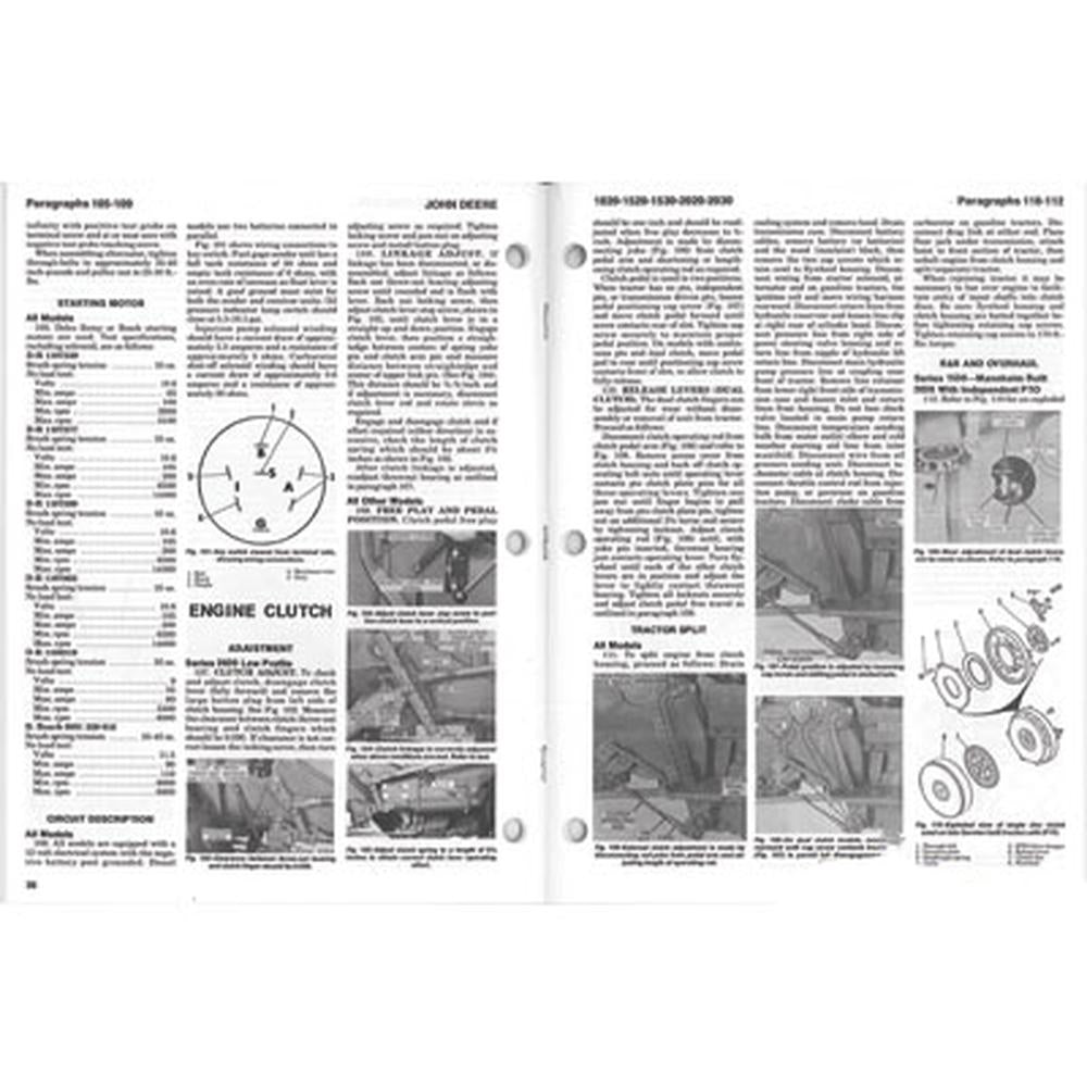 Shop Manual - Fits John Deere - ITJD37 - Replaces 848-1337, JD-37, JD37, SMJD37