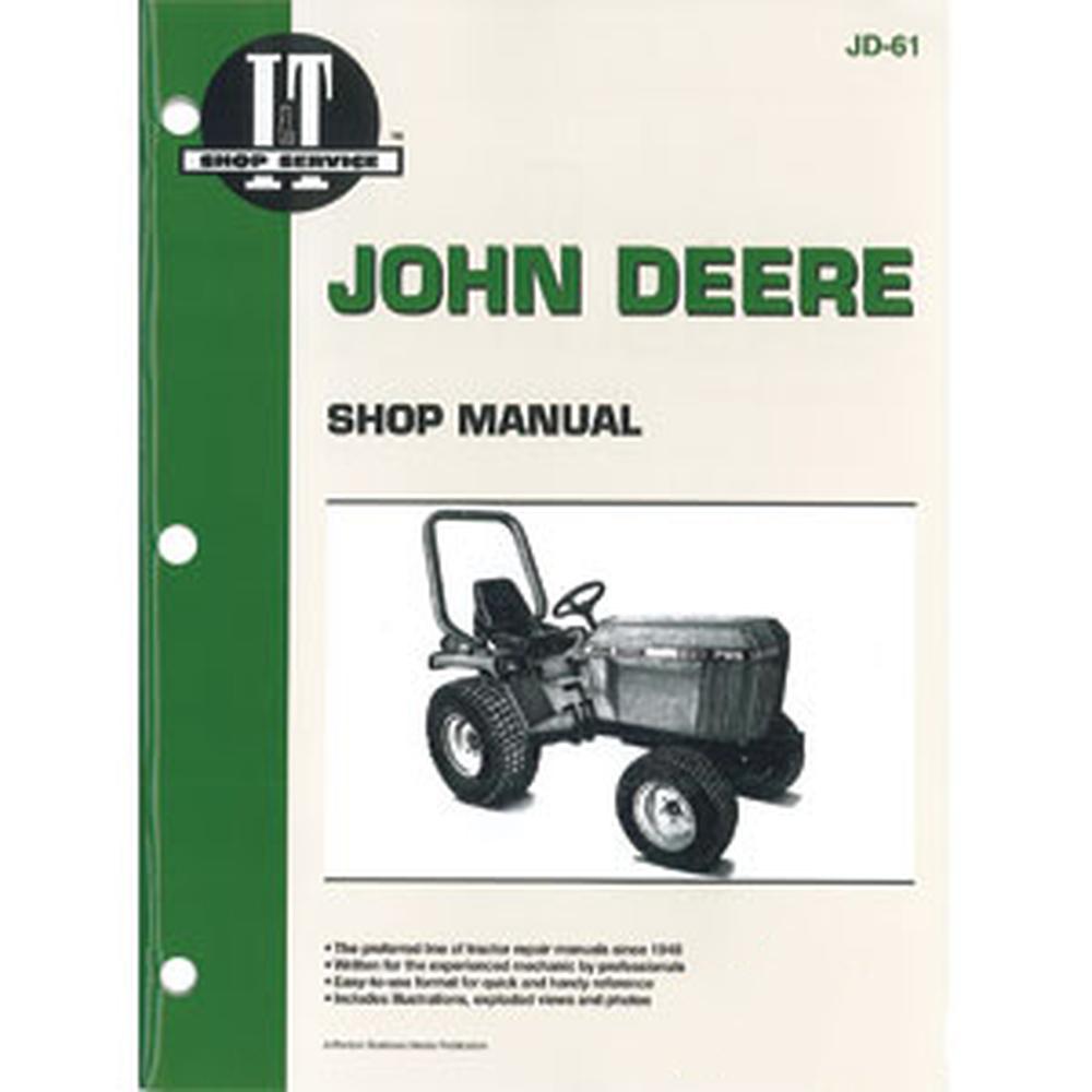Shop Manual Fits John Deere JD-61