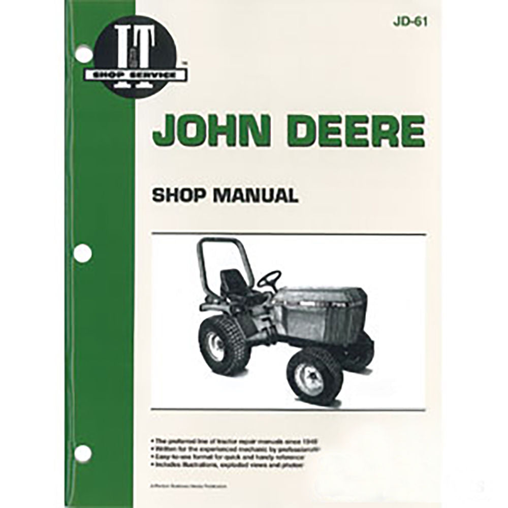I&T Shop Manual JD-61 Fits John Deere 655 755 855 856 955